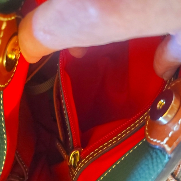 Gorgeous Dark Green Dooney & Bourke Pebble Mini Chelsea Shopper - Picture 9 of 14